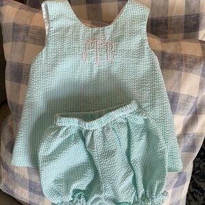 James and lottie 2 piece seersucker set